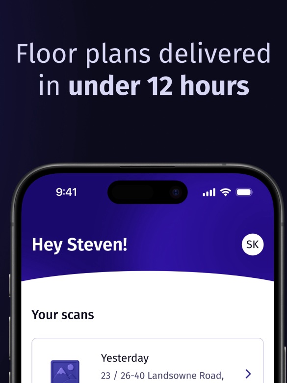 The Roomio app I lead design on at Phoria
